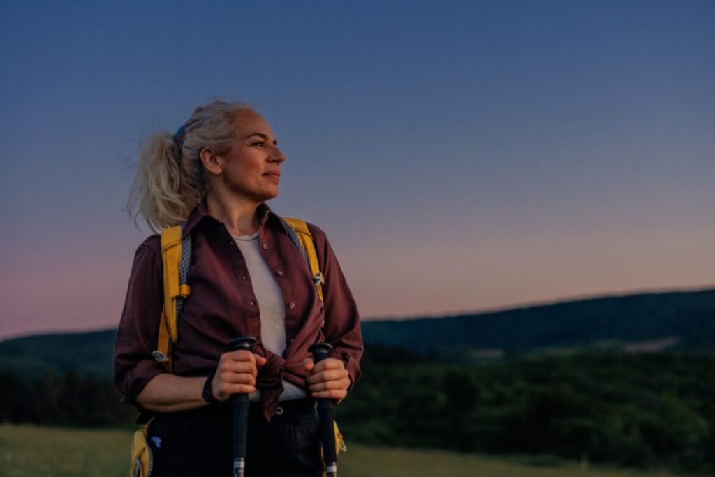 Woman Hiking